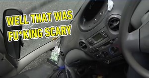 The most British reaction to a car crash. Ever. - Funny