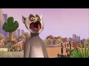 King Julien Screaming With Gangstas Paradise Meme
