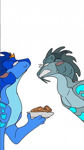Lagoon makes Waffles | Wings of Fire Animation #wofmemes #wingsoffire