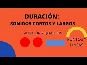 DURACIÓN: punto y línea (corto y largo)