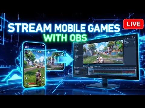 Phone को PC में Connect करके OBS से Live Stream कैसे करें | Mobile Game Live Streaming Full Tutorial