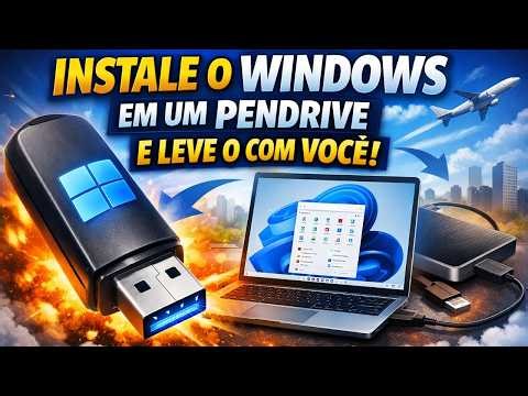 Learn how to INSTALL Windows 11 on a USB drive or external hard drive and take your PC ANYWHERE!