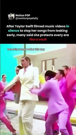 taylor swift films music videos in silence so nobody can leak her songs #taylorswift