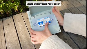 Prewired Transfer Switch Kit for Portable Generators 15,000 Watts, 60A 240V Manual Transfer Panel, Easy Wiring