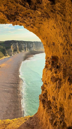 Vue sur la mer d'Étretat, Normandie
