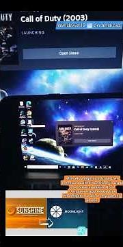 Moonlight&SteamLink game streaming from my Laptop.