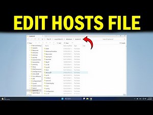 How To Edit Hosts File in Windows 11 - Quick Fix