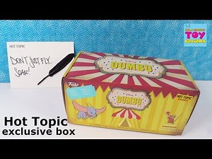 Disney Dumbo Hot Topic Exclusive Funko Mystery Pop Minis Surprise Box Unboxing | PSToyReviews