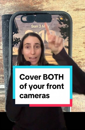 iPhone Front Camera Privacy: Cover Both!