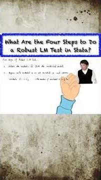 #RobustLMTest #RobustLMStatistic #HeteroskedasticityRobust #Robust #econometrics #OLS #LMTest