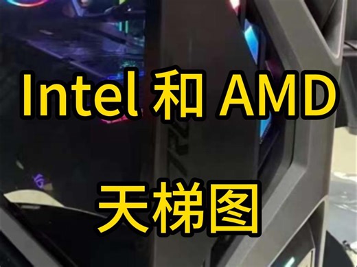 电脑PC端CPU Intel和AMD性能对比天梯图