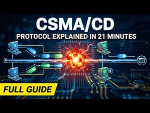 CSMA/CD Protocol Explained in 21 Minutes !!