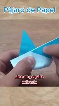 Learn how to make an amazing paper bird step by step! #origamiperu #paperfoldingperu #peruvianart