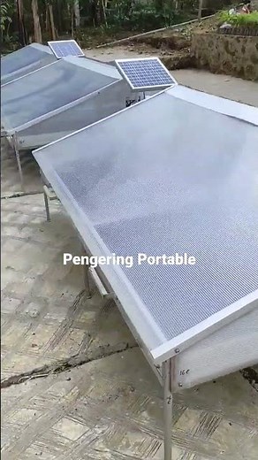 Mesin Pengering Solar Dryer Portabel buat Produk Pertanian kopi, kakao, pisang, Sacha, lada dll