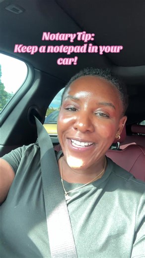 Tip: Use Alignable to network and keep a notebook in your car! #loansigningagent #notary #notarypublic #notarysigningagent