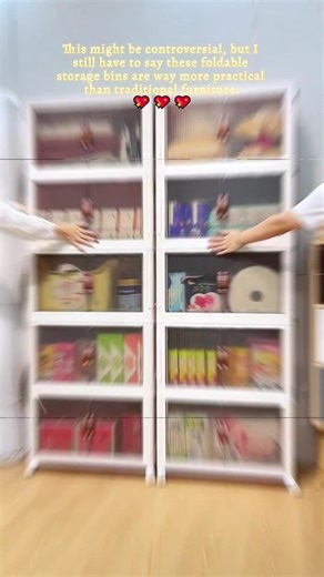 Messy room? This cabinet is perfect for small spaces! #home #storage #organizedhome #spacesaving #tiktokshopfinds
