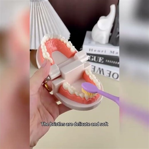 2pcs Blister Pack Soft Bristle Toothbrush, Large Handle, Gentle on Gums,Travel Essential, Deep Clean