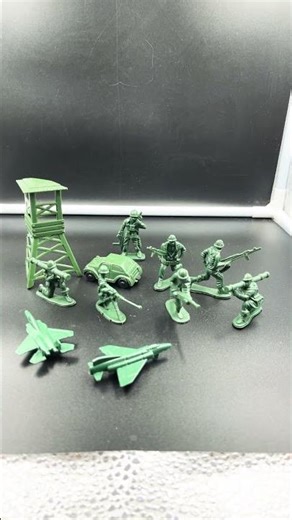 Mini Army Soldiers Aircraft & Defense Tower | Satisfying Miniature Setup #toys #asmr #military