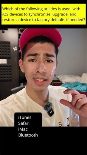 Which of the following utilities is used with iOS... | CompTIA A+