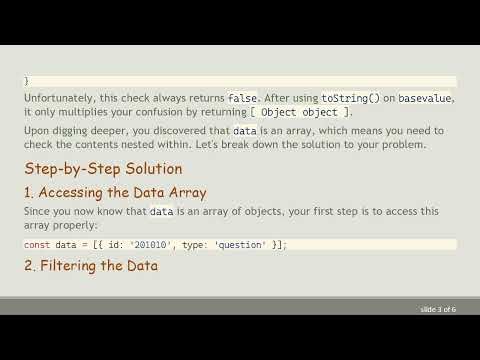 How to Check for a Value in a JavaScript Object Array? A Step-by-Step Guide