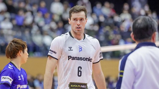 SV.LEAGUE 🇯🇵: THOMAS JAESCHKE 🇺🇸 🔥 The outside hitter was unstoppable this past weekend against the Toray Arrows, firing 8 aces and earning yet another MVP award for the league-leading Osaka Bluteon! 🏐 #SVLeague #Volleyball | Volleyball World