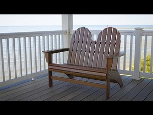 POLYWOOD® Vineyard Adirondack Bench - ADBN600