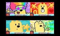 Mix of 4 videos from youtube : Wubbzy Shorts All Same Time V2