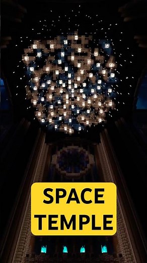 Building a Space Temple of Time in Minecraft!