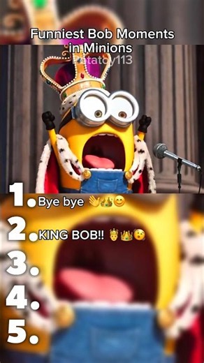 Funniest Bob Moments in Minions 🤓🧸🍌🤣(no.1 is So Cute!! 🥹😍)