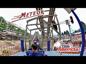 Meteor Roller Coaster On Ride 4K POV Little Amerricka 2025 06 18