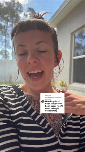 Replying to @sustainablegingermama but as long as you ignore the cravings, they eventually go away! It’s your brain wanting that dopamine fix from the sugar. I want to say by day 4 things get smoother from then on out. it’s definitely a mental challenge