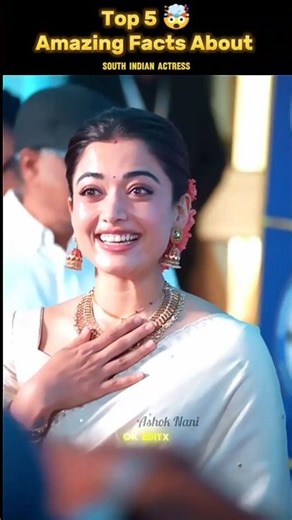 Top 5 Amazing Facts About South Indian Actresses 😍🔥 | You Won’t Believe #3!