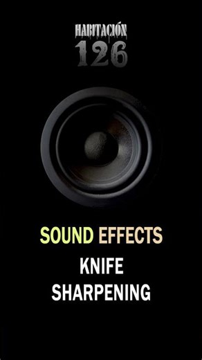 Knife Sharpening Sound Effect #kitchen #cocina #efectosdesonido
