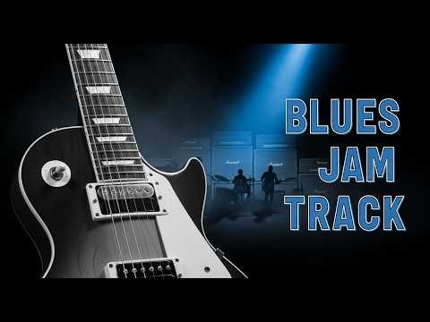 Funky BLUES Backing Track for Guitar Jamming Medium Tempo