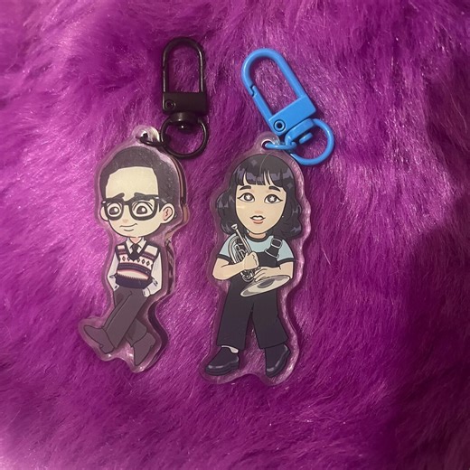 School Ghosts Acrylic Keychains - Etsy