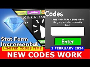 *NEW CODES* Incremental Farm Stats 💸 [SOON] ROBLOX | LIMITED CODES TIME | FEBRUARY 2, 2024
