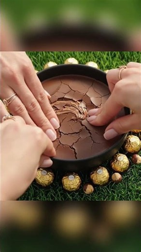 🍫Ferrero Rocher Hazelnut Lava Bowl | #chocolate