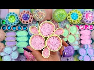[ASMR]Compilation set★ASMR SOAP★Crushing soap★Cutting soap cubes★FOAM&GLITTER&STARCH★