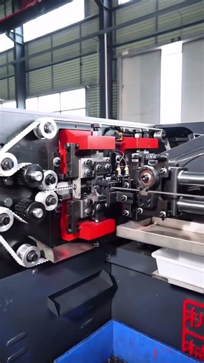 Steel Panel Pin Nail production machine.#shorts