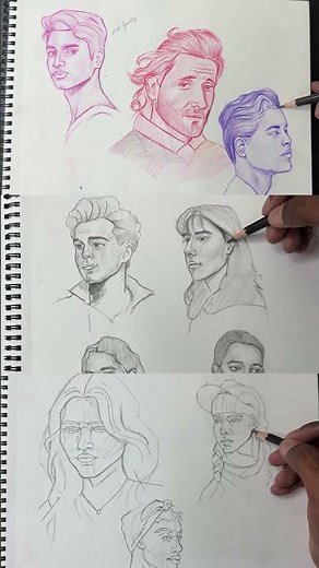 Draw a Person using free hand method 💪