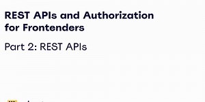 My First Server and REST API: Essentials for Frontenders