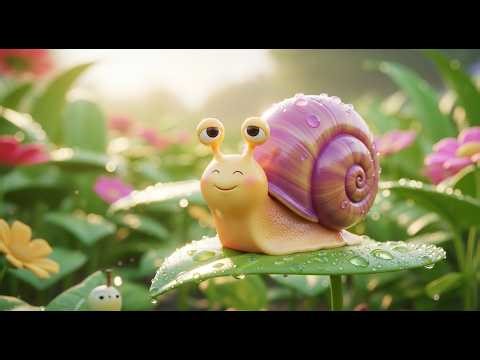 Garden Snail Sunny’s Tip Tap Leaf Trail | Fun Kids Rhyme & Toddler Song 🐌🍃