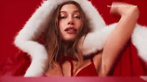 Hailey Bieber models lingerie in ad for Victoria's Secret