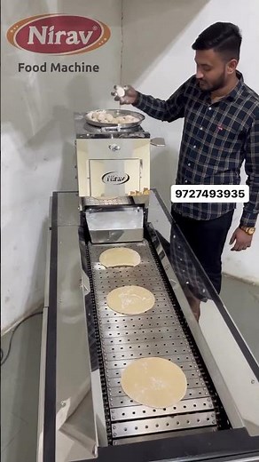 Automatic Roti maker / Chapati making machine #rotimaker #foodmachine - Nirav Food machine