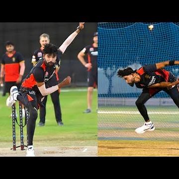 mohammed siraj bowling action || siraj bowling action in slow motion ||