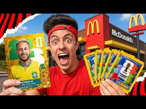 I COMPLETED THE WORLD CUP ALBUM WITH MCDONALD’S STICKERS