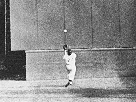 The greatest catch in baseball history.