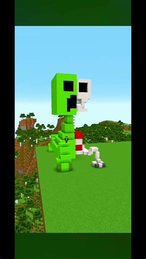 🔥 Noob vs Pro vs Hacker vs God Creeper Build 😱💚