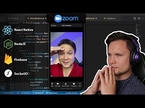 Build a Zoom Clone with React Native & NodeJS | Firebase | SocketIO