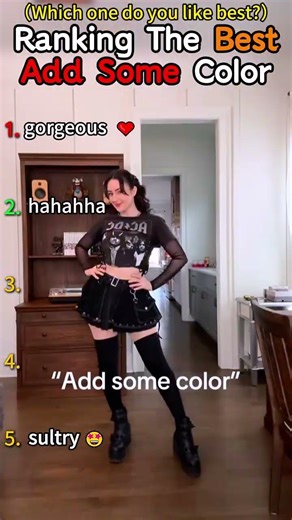 Ranking The Best Add Some Color